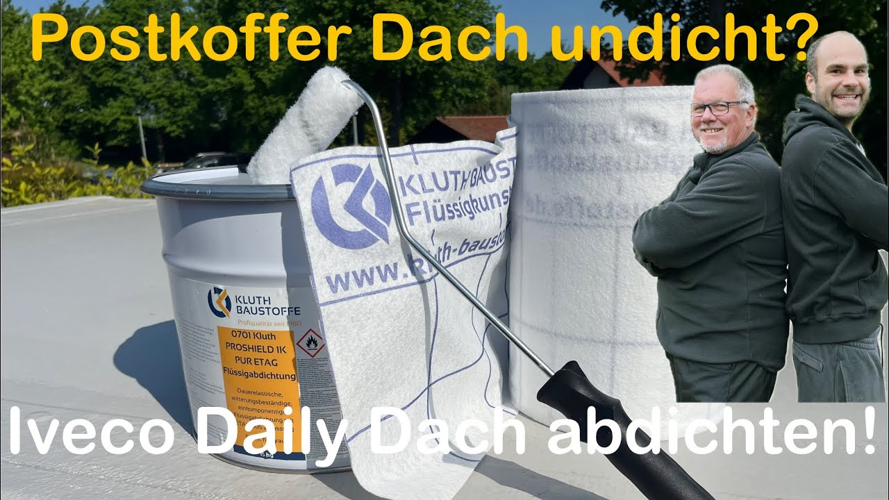 Undichtes Dach beim Camper? Postkoffer Dach abdichten - Die Lösung - Teil 2