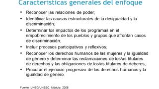 Evaluación con enfoque de igualdad de género y derechos humanos