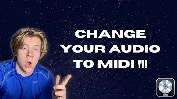 Audio to Midi in Logic Pro X (Tutorial)