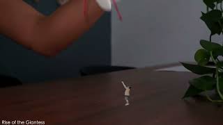 Giantess Andrea Squash Tiny Man For Fun