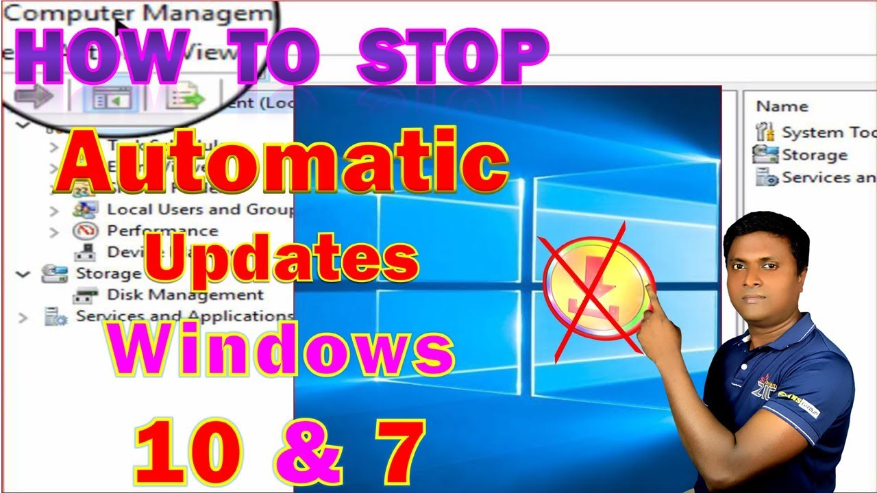 How To Stop Automatic Updates windows 10 and 7 । কিভাবে উইন্ডোজ 10 এবং ...