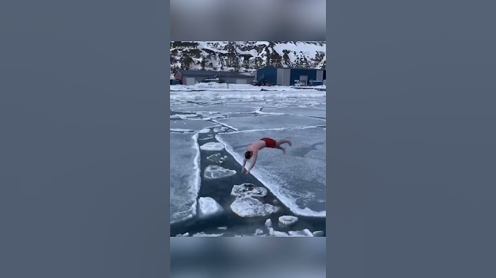 Would you swim in freezing water?