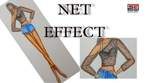 How to render net effect? Kaise net effect show kre illustration me.