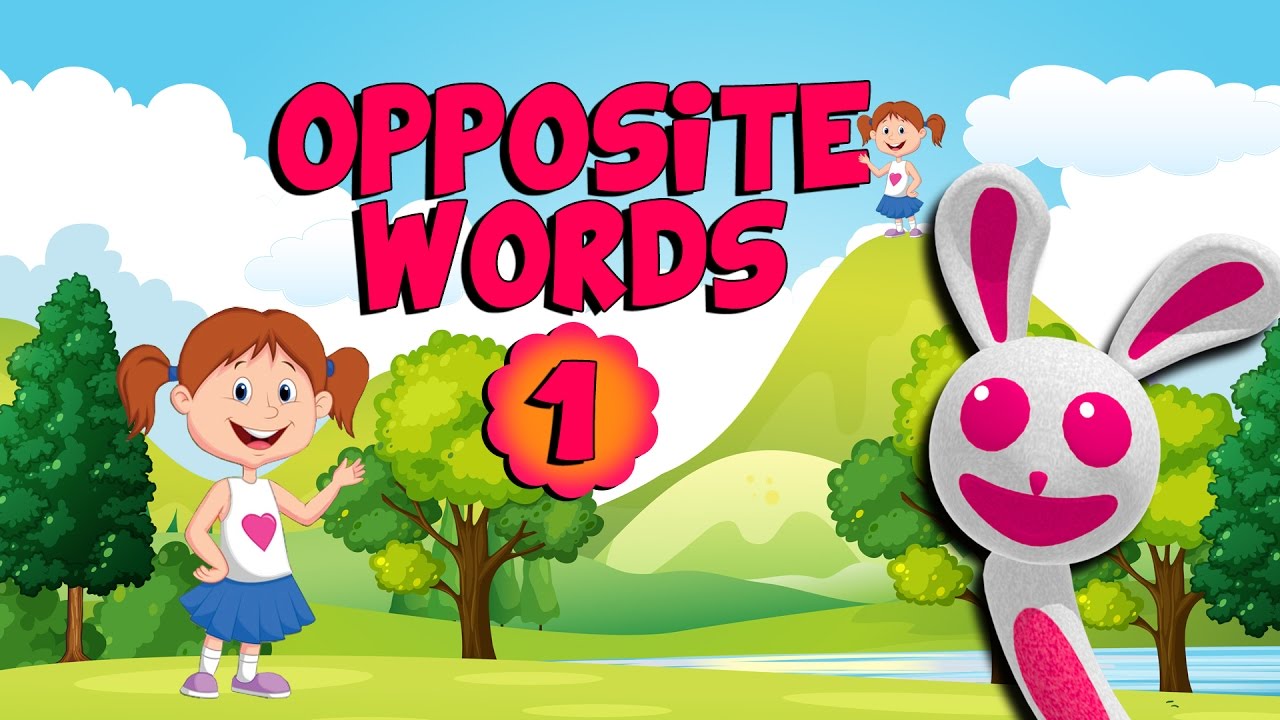 Learn Opposite Words Preschool Far Near Cartoon And Animated For Kids Youtube