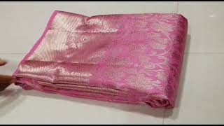 Silk Sarees Pink Colour Bridal Saree 👌👌