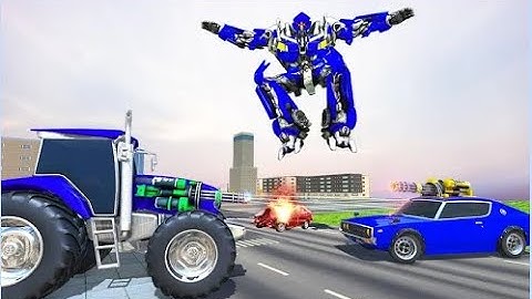 Tractor Robot Transform Car War Part-3 | Rescue City Moto Robot Android GamePlay | By Game Crazy