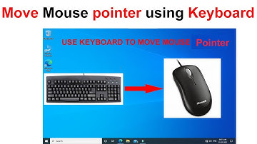 16: How to MOVE Mouse POINTER using KEYBOARD Arrow Keys in case of Emergency - if Mouse not working