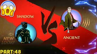 SHADOW VS ANCIENT !! 😳🔥 || SHADOW FIGHT 2 || PART:48 || screenshot 1