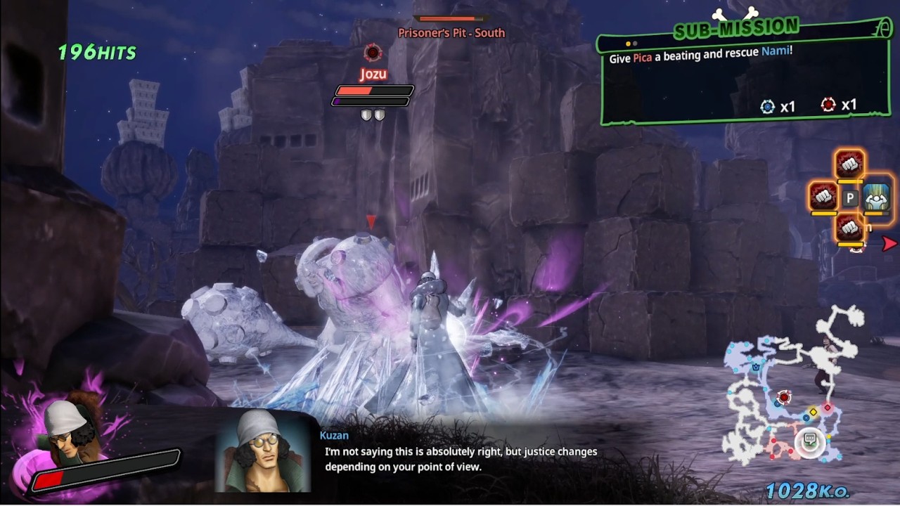 Aokiji's gameplay - One Piece Pirate Warriors 4 Replay