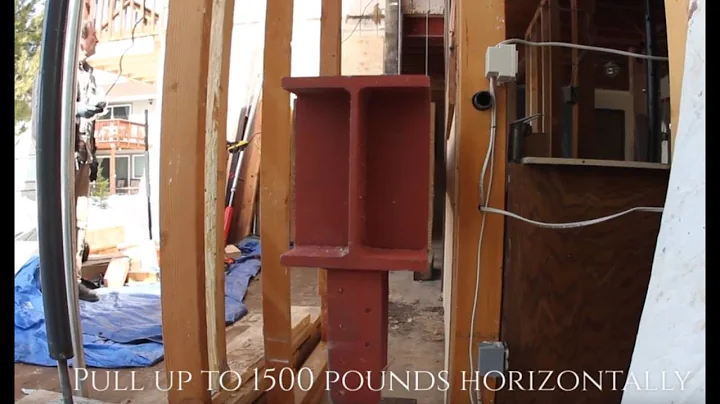 Beam Lift Heavy Duty I Beam installed on Perimeter wall  ( 2 of 2)