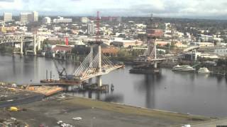 Tilikum Crossing Construction Timelapse