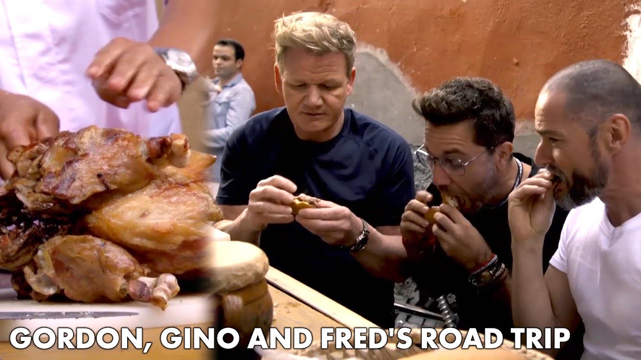 Gordon Gino  Fred Are Blown Away By Spit Roasted Lamb  Gordon Gino and Freds Road Trip