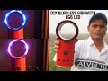 DIY BLADLESS TABLE FAN WITH RGB LED