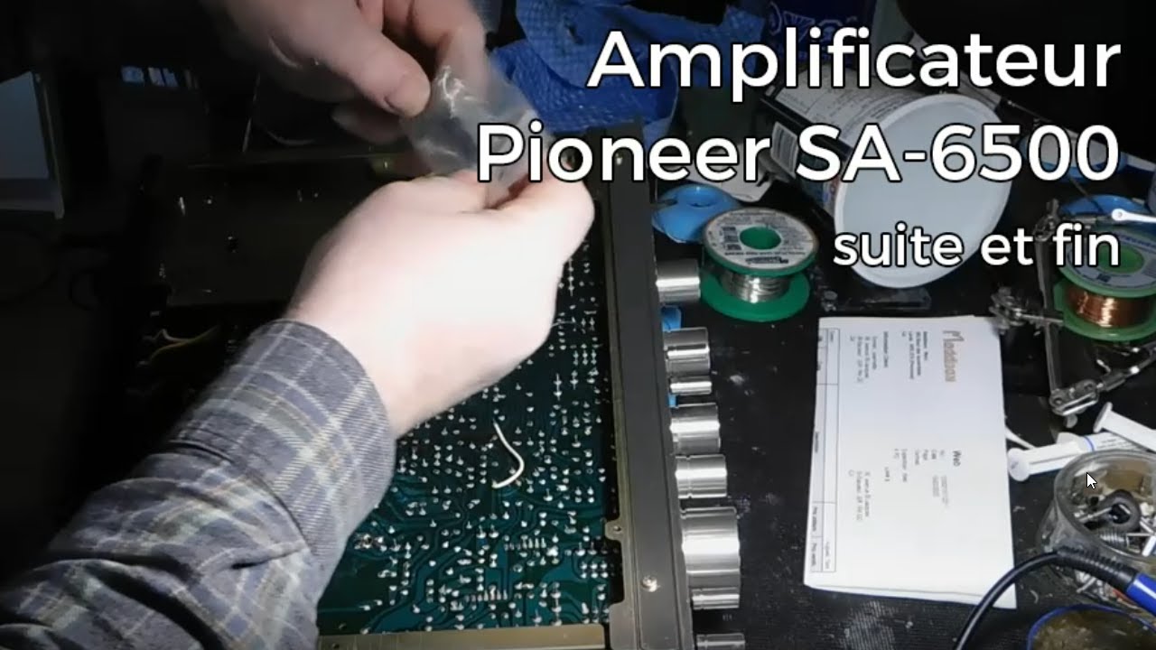 Amplificateur Pioneer SA-6500 | SJC Électronique - YouTube
