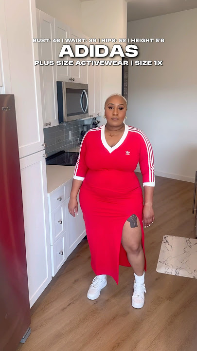 adidas Plus Size Try On Haul | Spring 2025 #plussizefashion