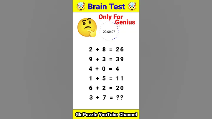Can you solve this maths question🙋 #mathhacks #braintest #generalknowledge #mathstricks #logic #gk