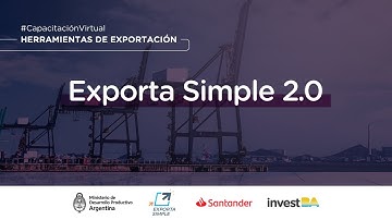 Capacitación virtual | Exporta Simple 2.0