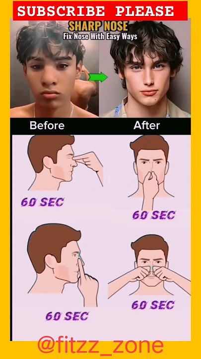 glow jaw line nose shape #faceyoga #faceexercise #fitness #yoga #workout #exercise