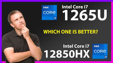INTEL Core i7 1265U vs INTEL Core i7 12850HX Technical Comparison