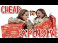 Cheap vs expensive christmas presents  challenge  sister forever