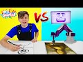 ARTISTA VS INTELIGÊNCIA ARTIFICIAL - Quem Ganha? | Arte Galáctica