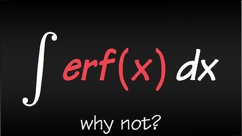 Integral of the Error Function