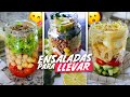 Ensaladas para el trabajo, escuela, universidad, oficina