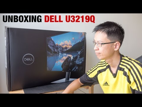 Unboxing Dell U3219Q 4K Monitor