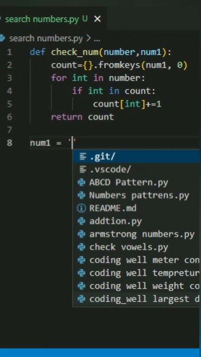 To find frequency of any number in python #python #shorts - YouTube