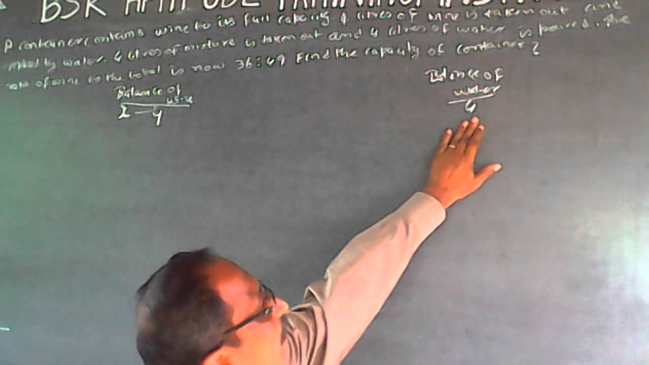 Quantitative Aptitude Ratio and Proportion 9 placement example