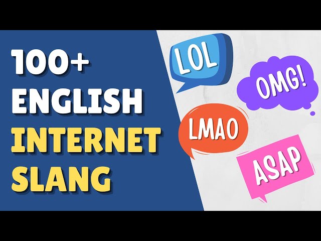 Popular Internet Slang  Slang words, Xoxo meaning, Esl vocabulary