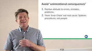 NSF's 6-2-Fix-in-6 Video: Preventing a Blame Culture | NSF International