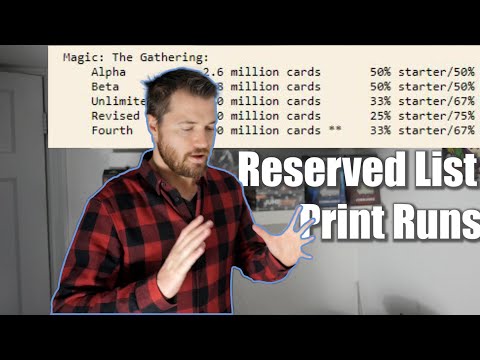 Reserved List Print Runs Alpha Beta Unlimited Arabian Nights Data You Must Know Investing in MTG