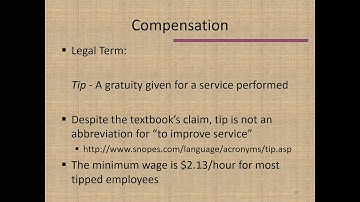 Second Lecture for Chapter 8: Legally Managing Employees (HAMG 1340)