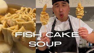 Fish cake soup: Eomuk Guk: 어묵국