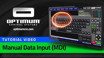 OptimumCNC: 15 Manual Data Input (MDI)