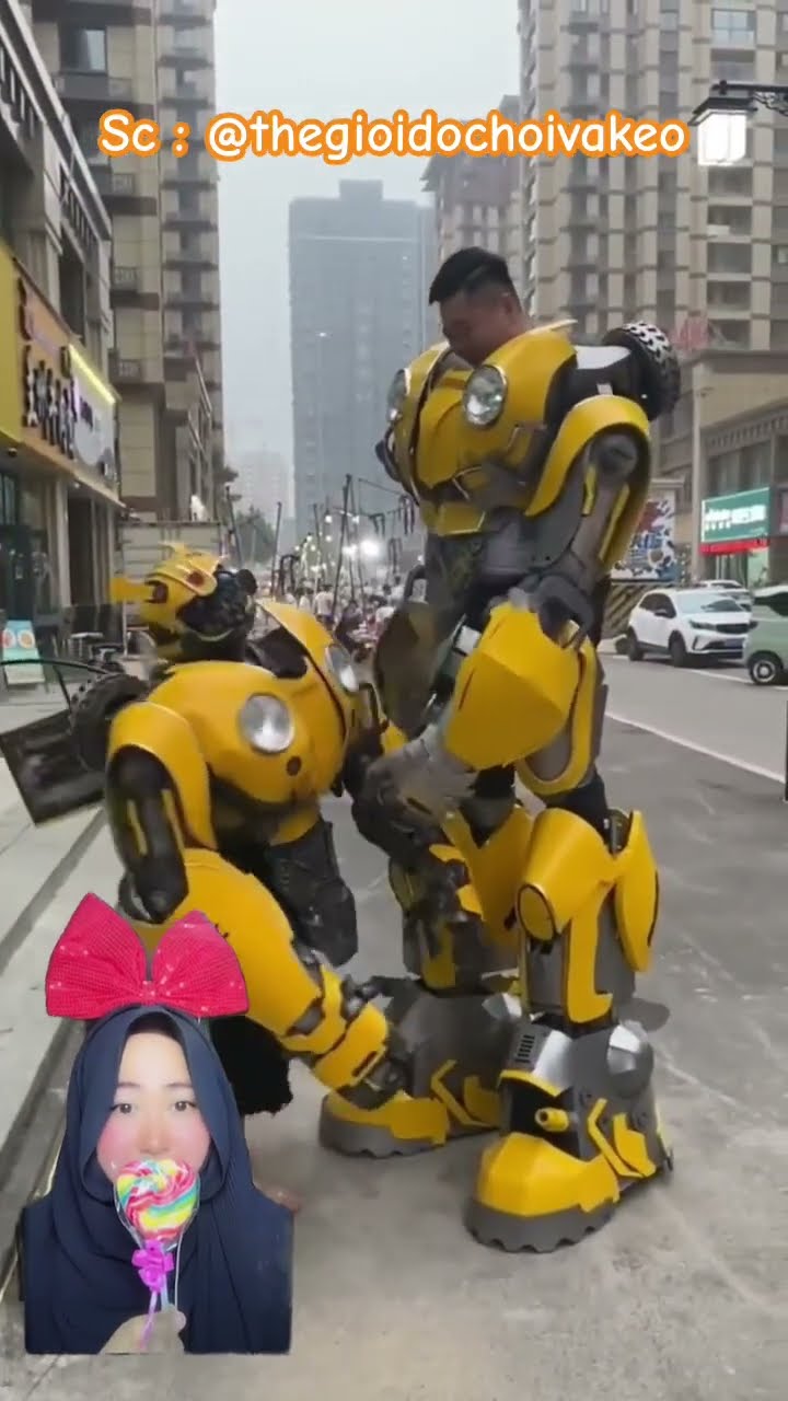 KEMBALI KAN KEPALA ROBOT PAPA YA NAK ⁉️? @thegioidochoivakeo #funny #shorts #dubbing