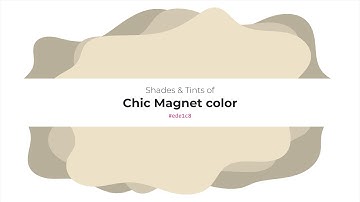 Shades & Tints of Chic Magnet color #ede1c8 A Warm Green color #d2c8b1 #b8af9b #efe4ce #f1e7d4