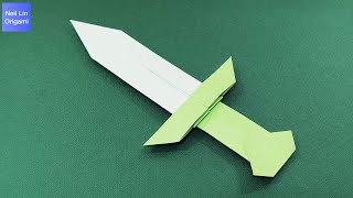ORIGAMI - How to make a Paper Sword/Knife with one paper ORIGAMI - How to make a Paper Sword/Knife with one paper