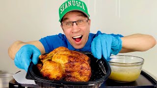 Whole • Rotisserie • Chicken • Savage • Eating • Sounds • ASMR