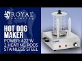 Hot dog maker royal catering rchw3502  product presentation