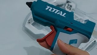 Súng bắn keo nến dùng pin ingco-total. keo loại lớn 3 phút xong.