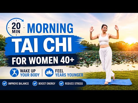 20-Min Morning Tai Chi for Women 40+ | Wake Up Your Whole Body & Feel Years Younger 