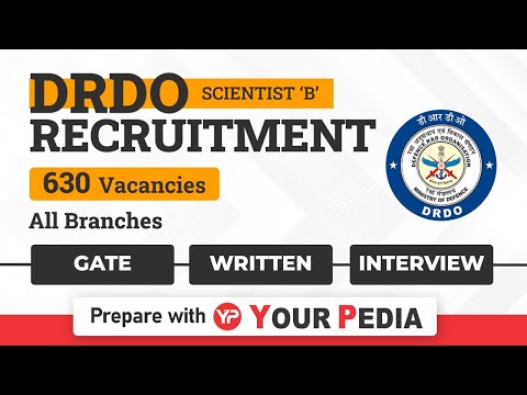 DRDO Scientist B recruitment for All Branches through GATE 2020, 2021, 2022 | Subjective Written