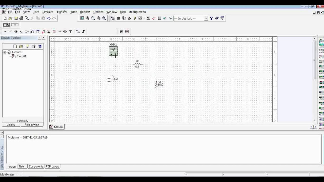 DC Circuit Simulation using Multisim - YouTube