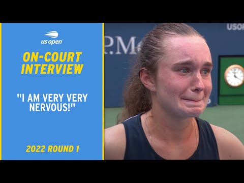 Daria snigur's on-court interview | 2022 us open round 1
