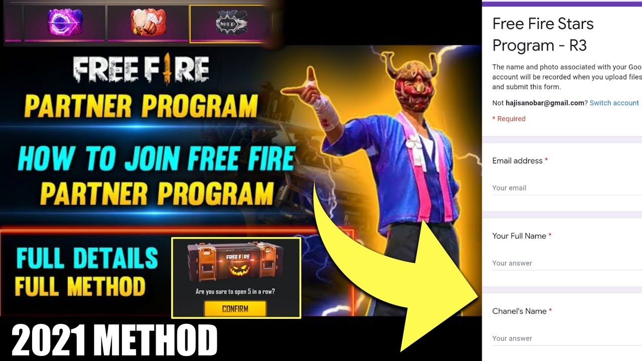 How to join Free Fire Partner Program in 2021 | Free Fire Partner Program kaise join kary ?