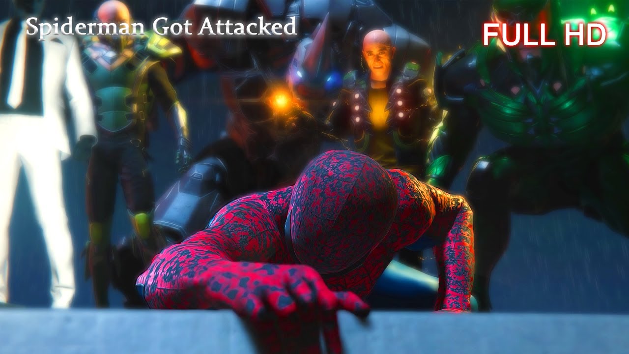 spiderman-got-attacked-by-enemies-spiderman-remastered-youtube