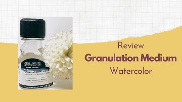 Granulation Medium Watercolor Experiment