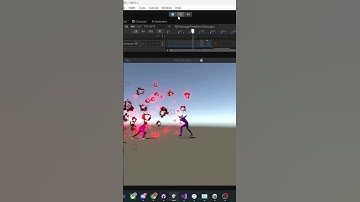 Aura slashes on timeline. #anime #unity3d #animation #shorts #indiegamedevs #vfx